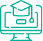 Education and E-Learning icon